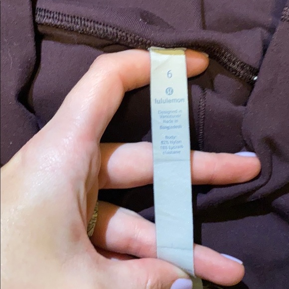 Lululemon Dark Purple Wunder Under High-Rise 7/8 - Picture 5 of 5